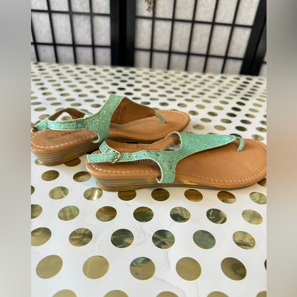 Glitter green sandals - Picture 3 of 5
